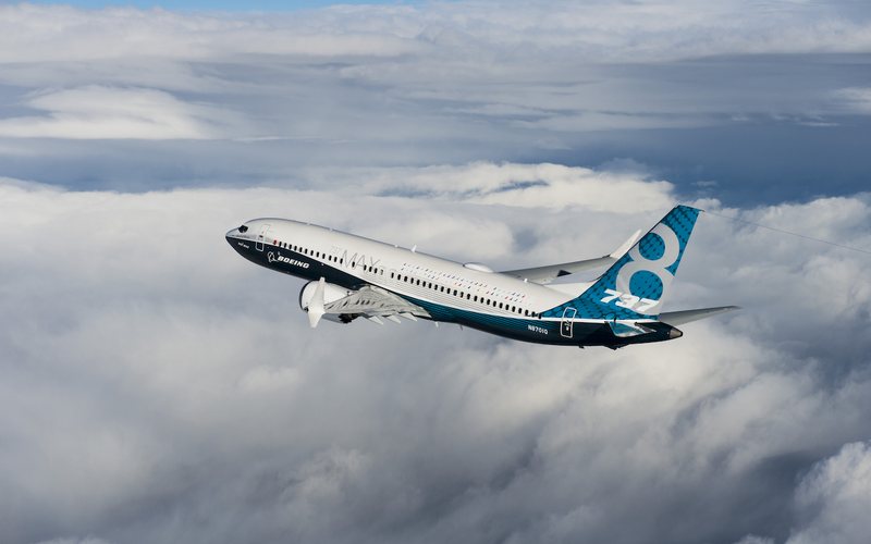 O Farnborough Airshow impulsionou os pedidos de aviões em julho, especialmente do 737 MAX - Divulgação