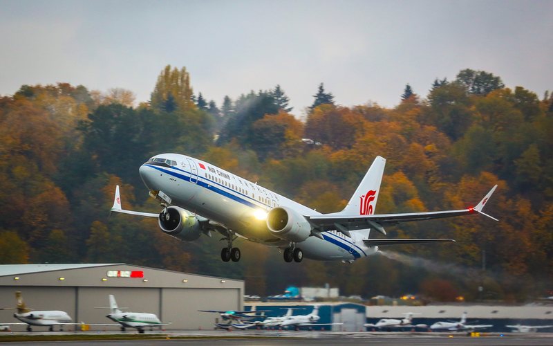 Air China foi a primeira aérea chinesa a receber o 737 MAX - Boeing