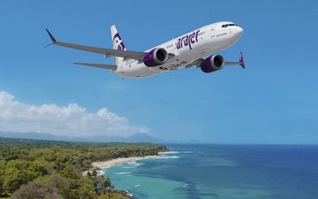 A Arajet faz três voos semanais da República Dominicana para o Brasil - Divulgação.