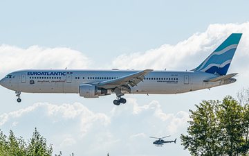 Aeronaves terão capacidade para receber até pouco mais de 300 passageiros - Euroatlantic Airways/Divulgação