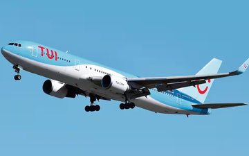 Depois de 40 anos na companhia, o Boeing 767 saiu de cena no transporte de passageiros e dará lugar ao 787 Dreamliner - TUI Airways/Divulgação