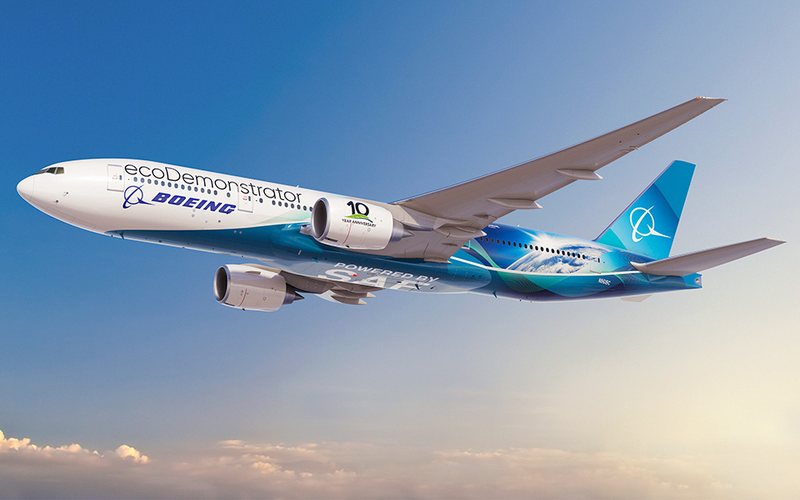 Boeing trabalha para garantir que todos seus aviões entregues até 2030 possam ser abastecidos com SAF - Boeing