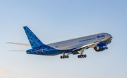 Boeing 777-200F pode transportar mais de 100 mil quilos de carga paga - Divulgação
