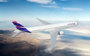 O Boeing 777-300ER (foto) fará os voos para Roma, por enquanto, com exclusividade - Latam Airlines/Divulgação