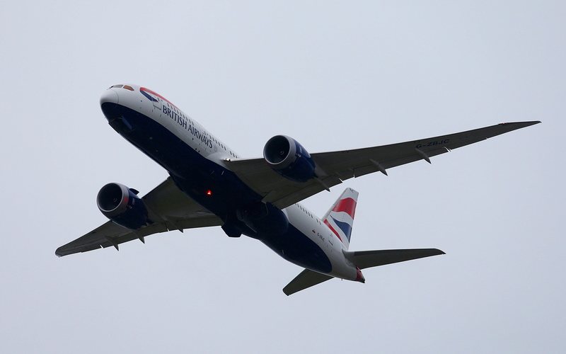 O modelo fará três voos semanais para o país, a partir de outubro deste ano - British Airways/Divulgação