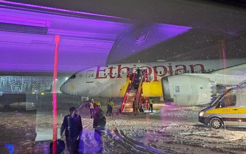 A aeronave seguiria para a Etiópia, com escala na Suécia - Reprodução/Redes Sociais