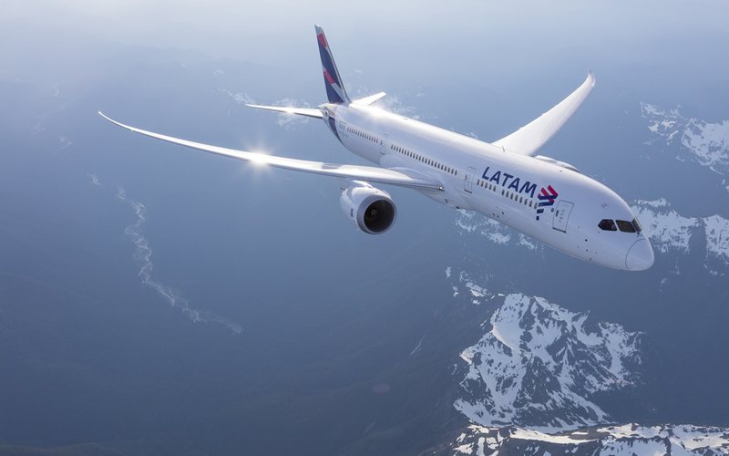 Rota internacional será operada pelo Boeing 787-9, para até 300 passageiros - Latam Airlines/Divulgação