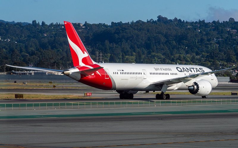 Qantas e Latam fazem voos da Austrália para o Chile, utilizando o Boeing 787-9 - Martín Romero