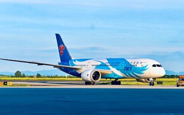 Leilão do Boeing 787-8 marca o fim de mais de uma década de operação do modelo na frota da China Southern - China Southern Airlines/Facebook