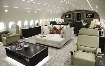 Imagem Voar em Boeing 787 de luxo custa R$ 387.000 por hora