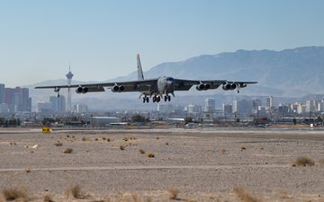 Imagem Exercício militar movimenta céus da cidade de Las Vegas