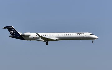 As aeronaves têm capacidade para transportar até 100 passageiros - Lufthansa/Divulgação