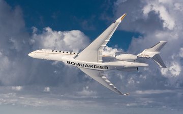 Global 7500 da Bombardier será uma das aeronaves que estarão na NBAA 2024, em Las Vegas - Divulgação