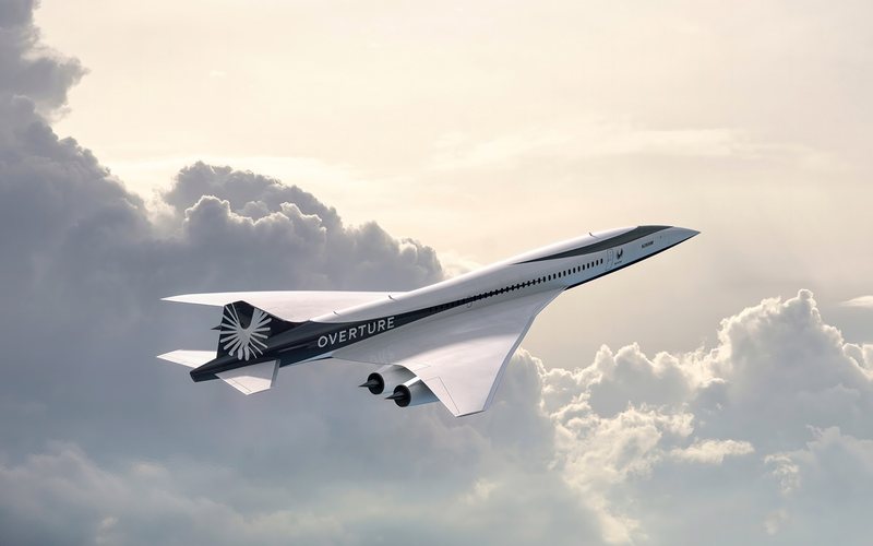 Primeiro voo do Overture está previsto para 2026 - Boom Supersonic/Divulgação