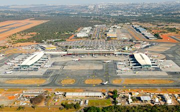 Brasília é o único aeroporto do país que permite operações simultâneas - Inframerica