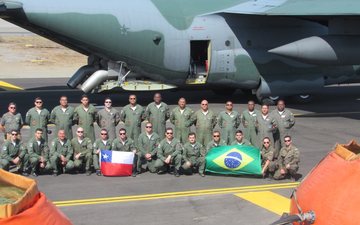 Aeronave é pertecente ao Esquadrão Gordo, sediado no Rio de Janeiro - FAB
