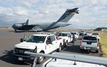 C-17 Globemaster III representam parte da força de transporte da USAF - National Guard