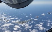 Estados Unidos conduzem com frequência voos de grandes distância com a presença de aliados - USAF