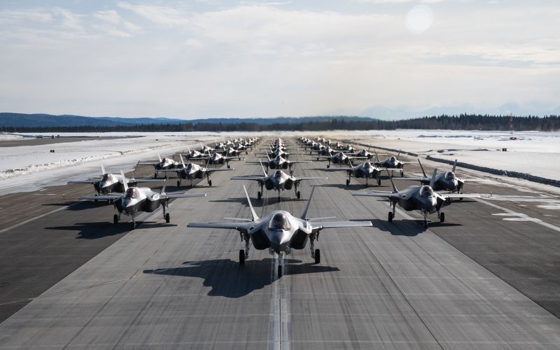 Los aviones de combate F-35A son los aviones de combate más modernos de la flota estadounidense - USAF