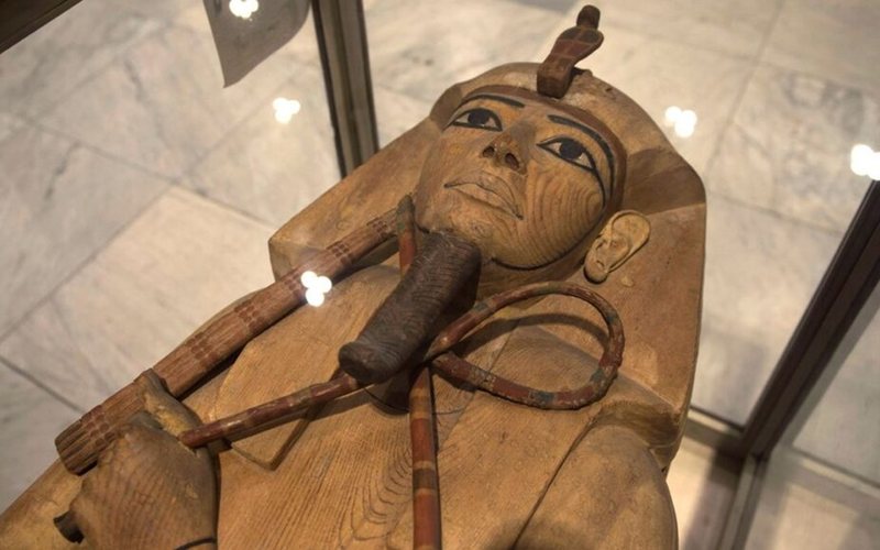 O caixão do faraó Ramsés II deixou o Cairo e seguiu para um museu em Paris, onde será exposto, a partir desta semana - Divulgação