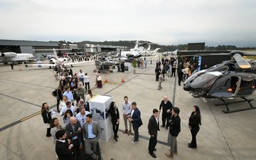 Com 70 expositores e estreia de 17 marcas, feira internacional reforça protagonismo do Brasil na aviação executiva da América Latina - Cleiby Trevisan