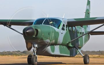 A aeronave prestava auxílio aos indíos da tribo Yanomami - Agência Força Aérea/Sargento Batista
