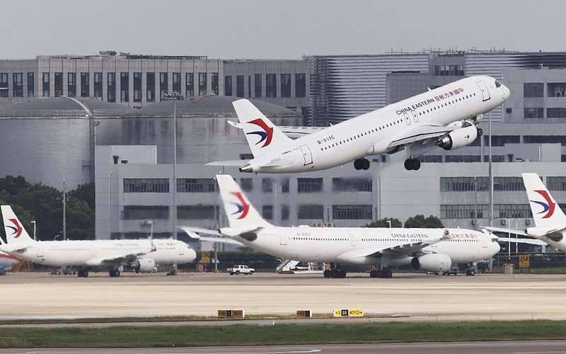 Segundo C919 decola do aeroporto de Hongqiao, em Xangai - CFP