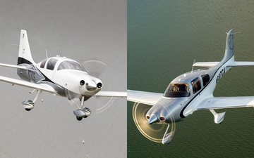 Imagem Cessna TTx vs Cirrus SR22T