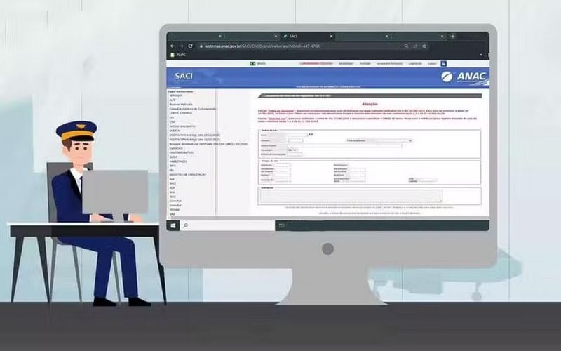 Consulta pública abordará como serão registrados e contabilizados os voos para a obtenção de licenças e habilitações - Reprodução Anac