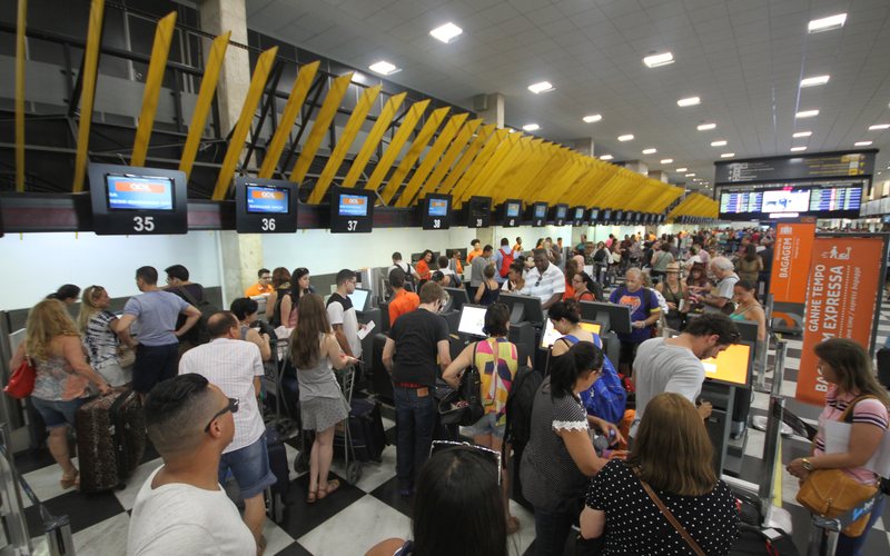 Aeroporto de Congonhas, em São Paulo, segundo mais movimentado do país - Luís Neves