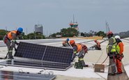 Com investimento de R$ 2,8 milhões, usina solar com 1.455 painéis garantirá 100% da demanda energética do aeroporto a partir de fevereiro de 2026 - Zurich Airport Brasil/Rui Porto Filho
