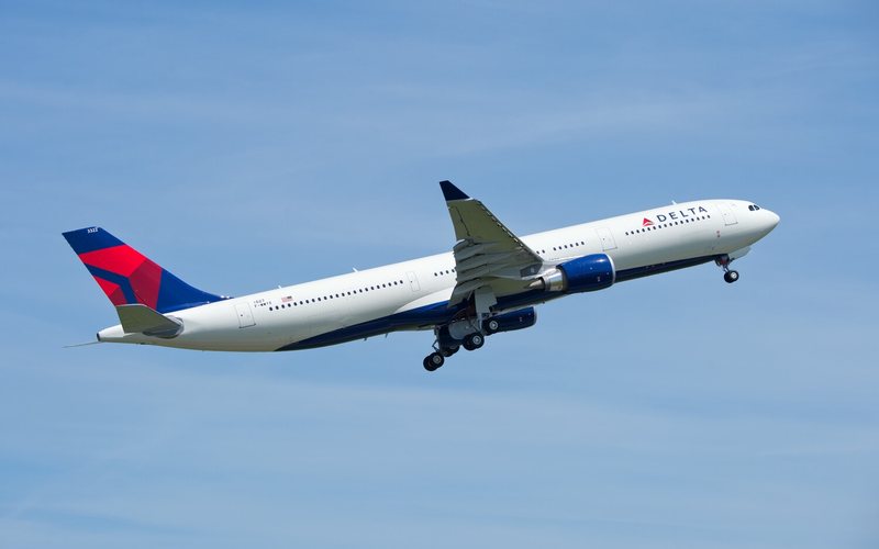 A330-300 é um dos principais aviões da frota de longa distância da Delta - Airbus