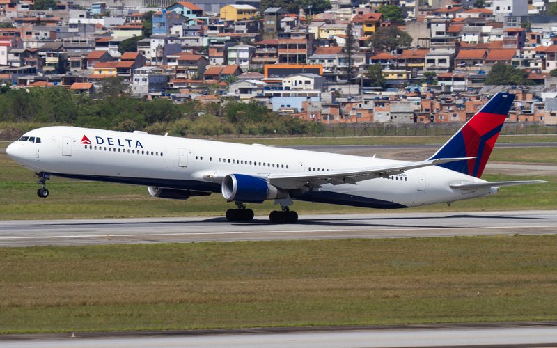 Boeing 767-400ER tem capacidade para 238 passageiros - Guilherme Amancio