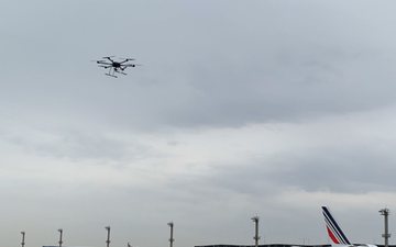 Drones fabricados na China visam aumentar a segurança e a proteção do meio ambiente - GRU Airport/Divulgação