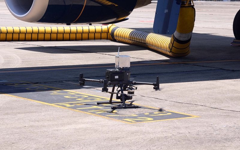 Quadricópteros realizaram diversas missões de testes dentro do Aeroporto do Galeão - DECEA