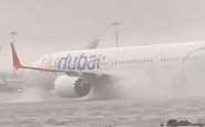 Forte chuva inundou o aeroporto de Dubai
