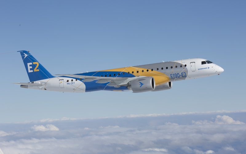 Embraer firmou novos contratos para a família E2 - Divulgação