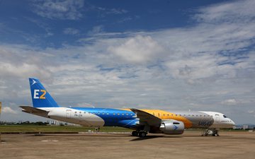 E195-E2 é o maior avião comercial produzido no Brasil - Embraer