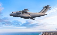 No futuro o C-390 poderá também disparar armas avançadas - Embraer
