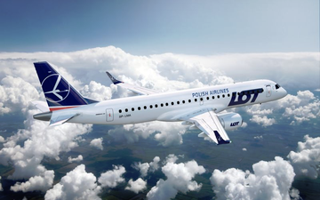LOT é a única empresa aérea a voar com todos os modelos da família E-Jet de primeira geração - Embraer