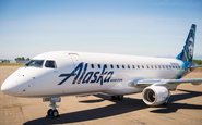 A Skywest presta serviço de transporte de passageiros a grandes companhias aéreas, como a Alaska Airlines - Divulgação
