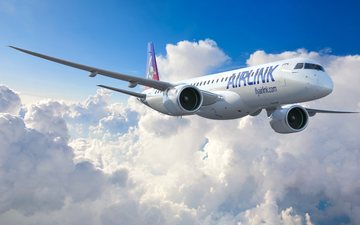 Embraer firma contratos com SkyWest, Airlink (foto) e Regional One, consolidando sua atuação nos mercados de aviação regional e logística - Embraer