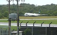 A aeronave cumpria voo procedente do aeroporto de Viracopos, em Campinas - Reprodução/Redes Sociais