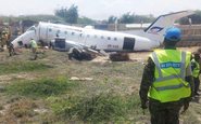 Acidente aconteceu em um aeroporto de Mogadíscio - Reprodução/Redes Sociais