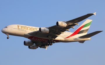 Cerca de noventa A380 estão ativos na Emirates - Guilherme Amancio