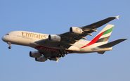 Emirates é a maior operadora do A380, com mais de 95 aeronaves ativas - Guilherme Amancio