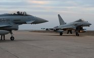 Recentemente os caças Eurofighter alemães também operaram na Romênia - OTAN