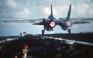 F-14 foram enviados para o Golfo de Sidra após caças líbios tentaram atacar novamente os norte-americanos na região - US Navy