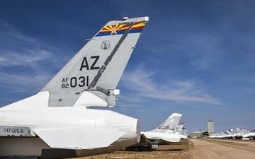 F-16 inoperantes serão usadas para manter os caças fornecidos pela OTAN - USAF