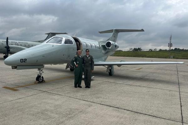 O Embraer Phenom 100 na FAB destaca-se por sua capacidade de realizar operações de transporte de forma ágil e eficiente - Fotos: CECOMSAER e 6º ETA